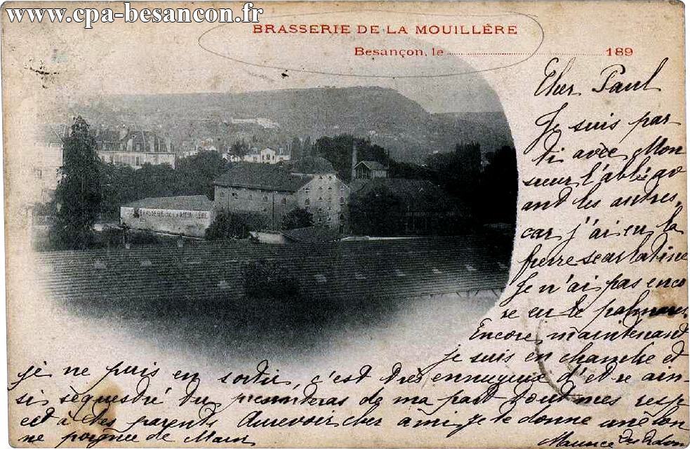 Besançon - BRASSERIE DE LA MOUILLÈRE